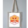 Budget Calico Tote Bag Thumbnail
