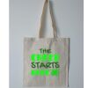 Budget Calico Tote Bag Thumbnail